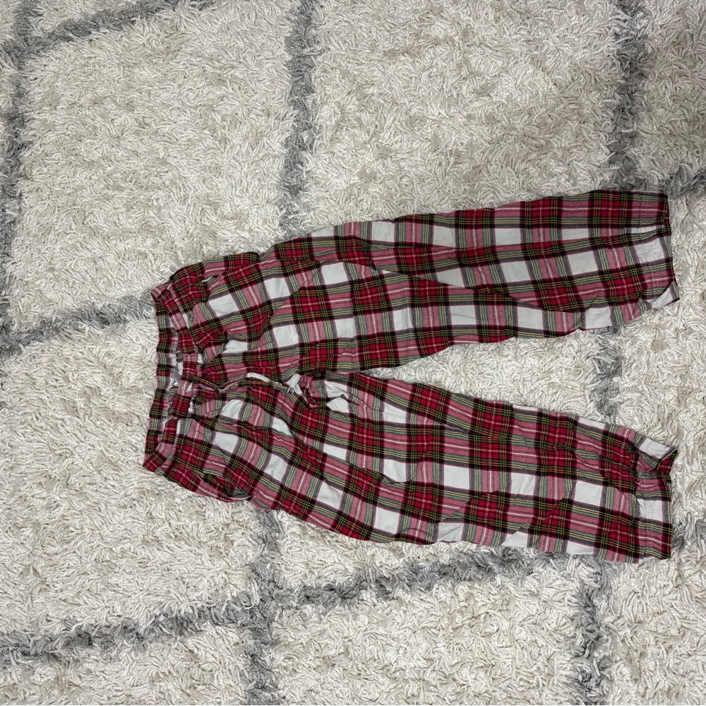 Red and white plaid Hannah Anderson pajama pants size small